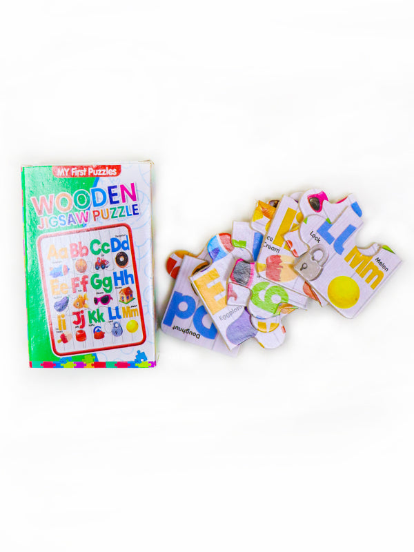 Wooden Jigsaw Puzzle - English Alphabets