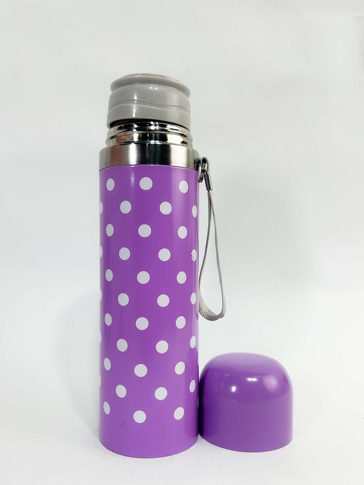Dot Purple Stainless Steel Bottle 500ML D-58