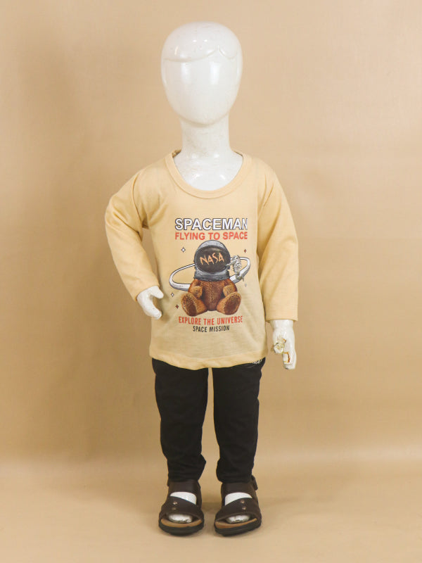 1Yr - 4Yrs Space Light Fawn Suit For Kids RG BS71