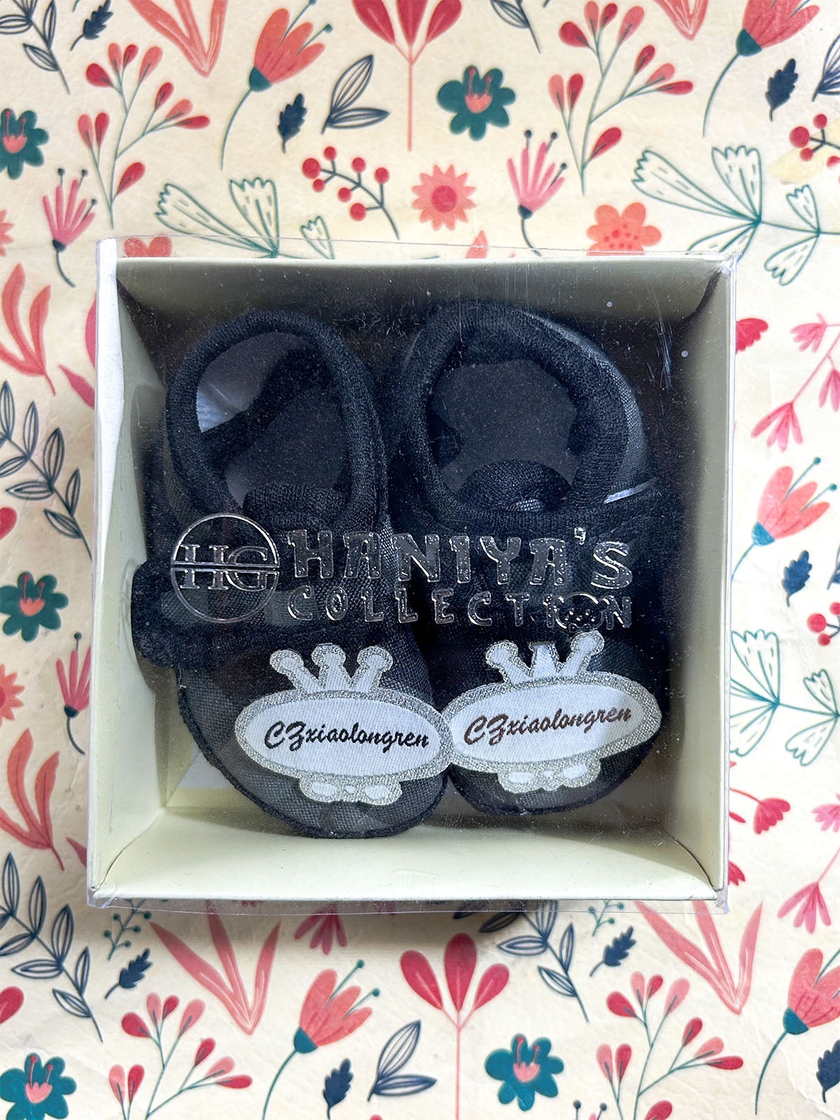 Black Bootie For Newborn NB117