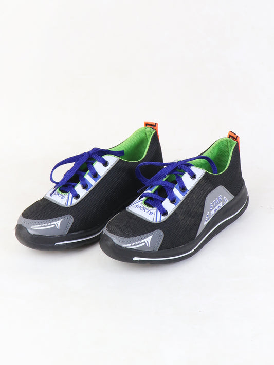 BS46 Boys Lace Shoes 13Yrs - 17Yrs Black