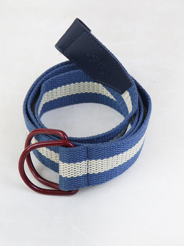 Men's Casual Belt Blue Lined