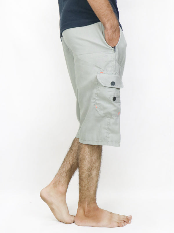 MS28 Men's Cargo 3-QTR Short Grey