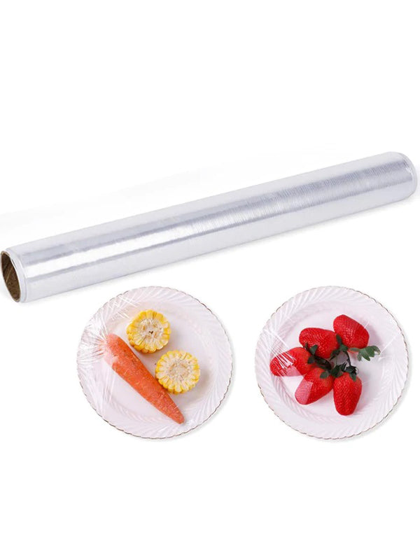 Fine Cling Film Plastic Food Wrap Roll 100SQ.FT