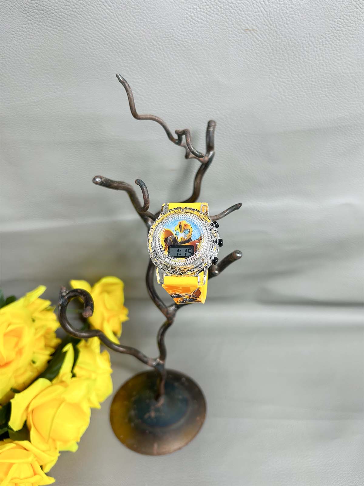Yellow Wrist Watch For Boys KWW64