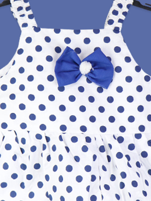 TB Girls Frock 2.5 Yrs - 5 Yrs Bow Blue