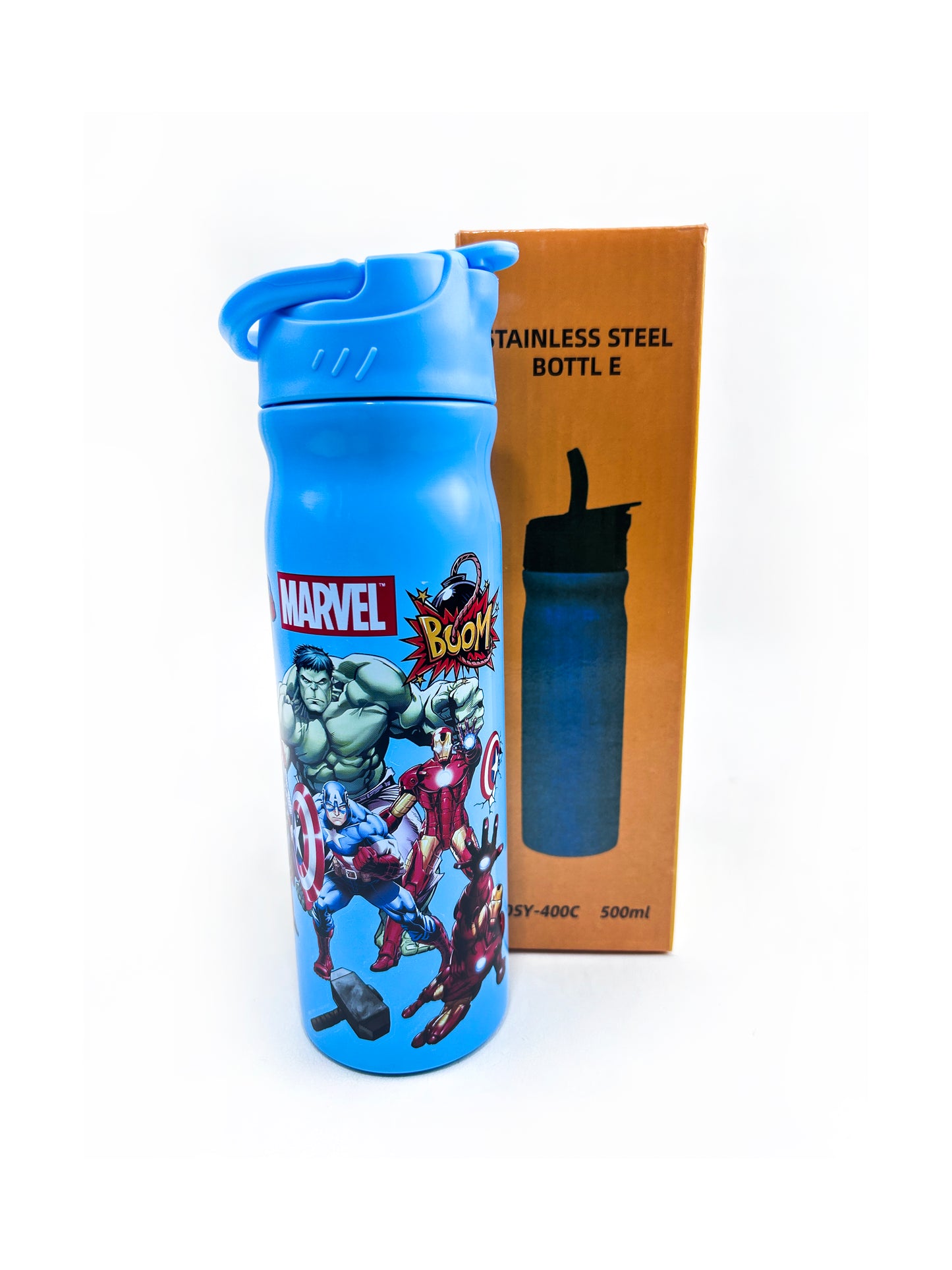 Multidesign Blue Stainless Steel Bottle 500 ML D-78