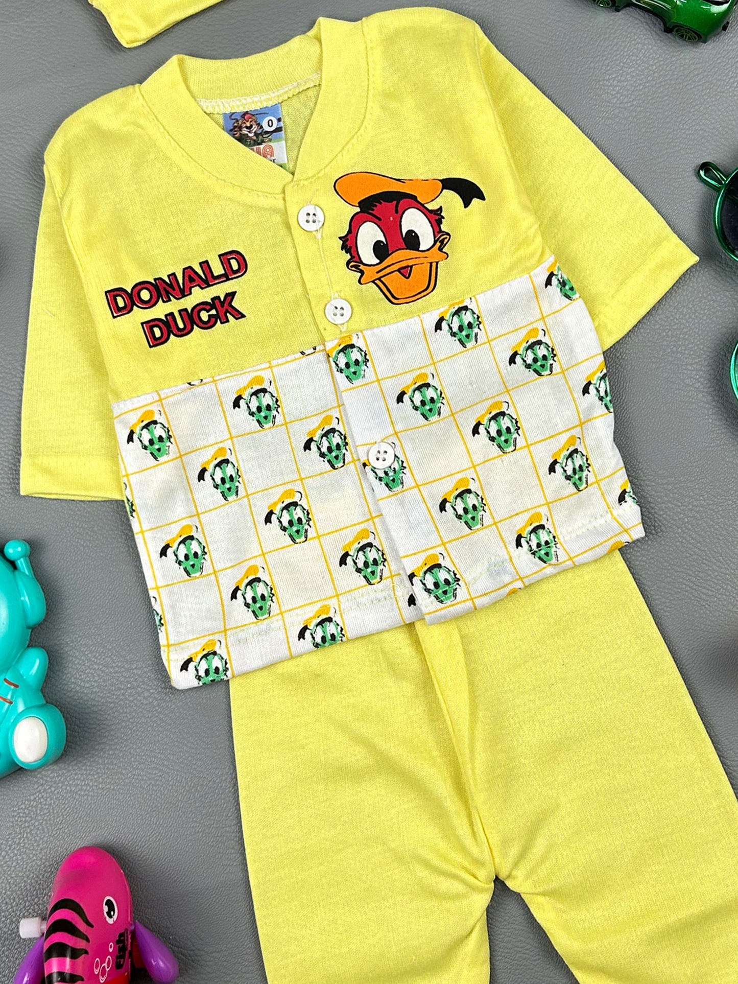0Mth - 3Mth Yellow Donald Baba Suit For Newborns HG NBS198