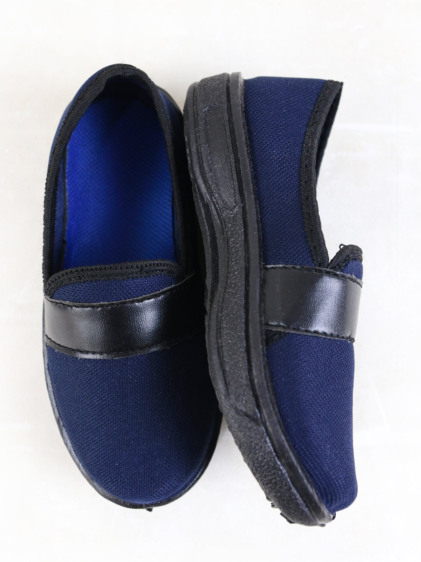 BS56 Boys Slip-On Shoes 13Yrs - 17Yrs Blue