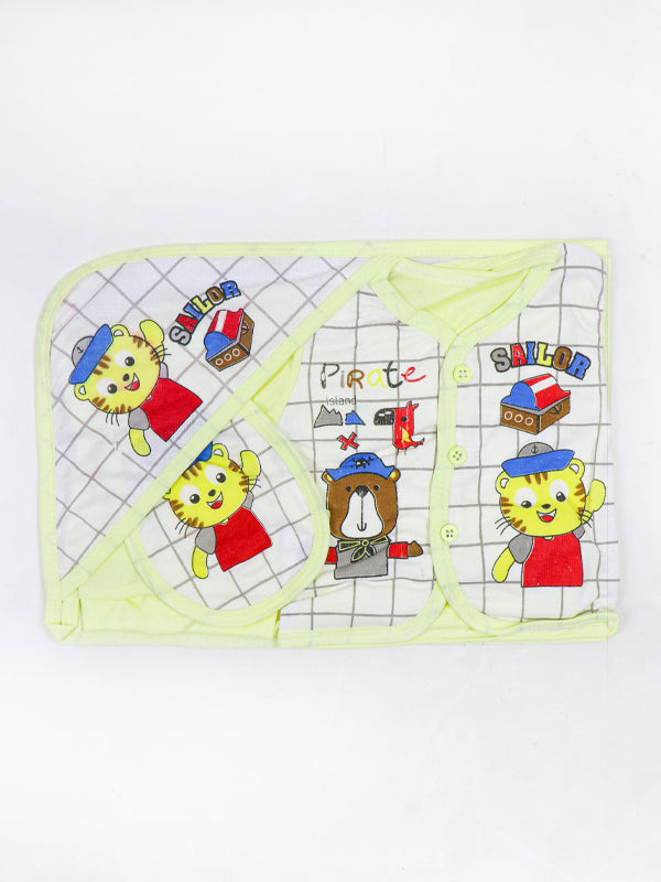 PG Newborn Pack of 5 Gift Set 0Mth - 3Mth Sailor Light Yellow