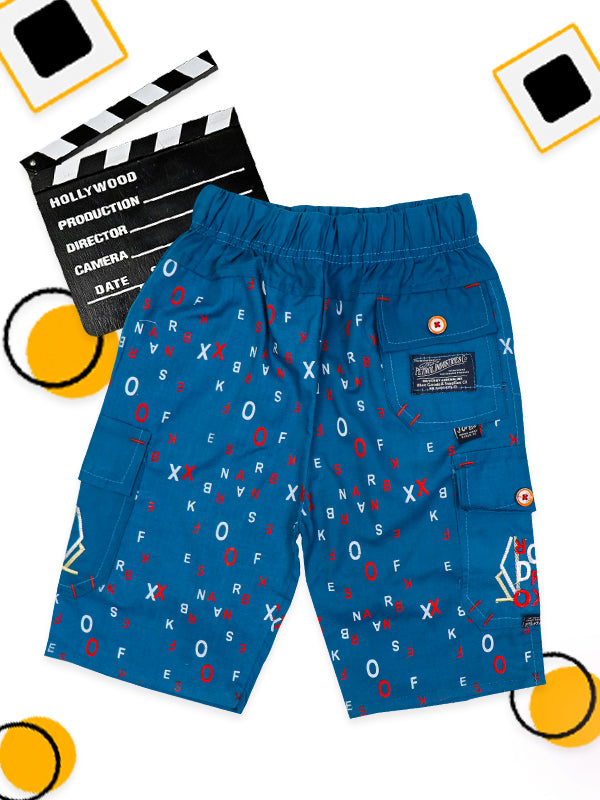 TB Boys Short 2 Yrs - 5 Yrs Sea Blue