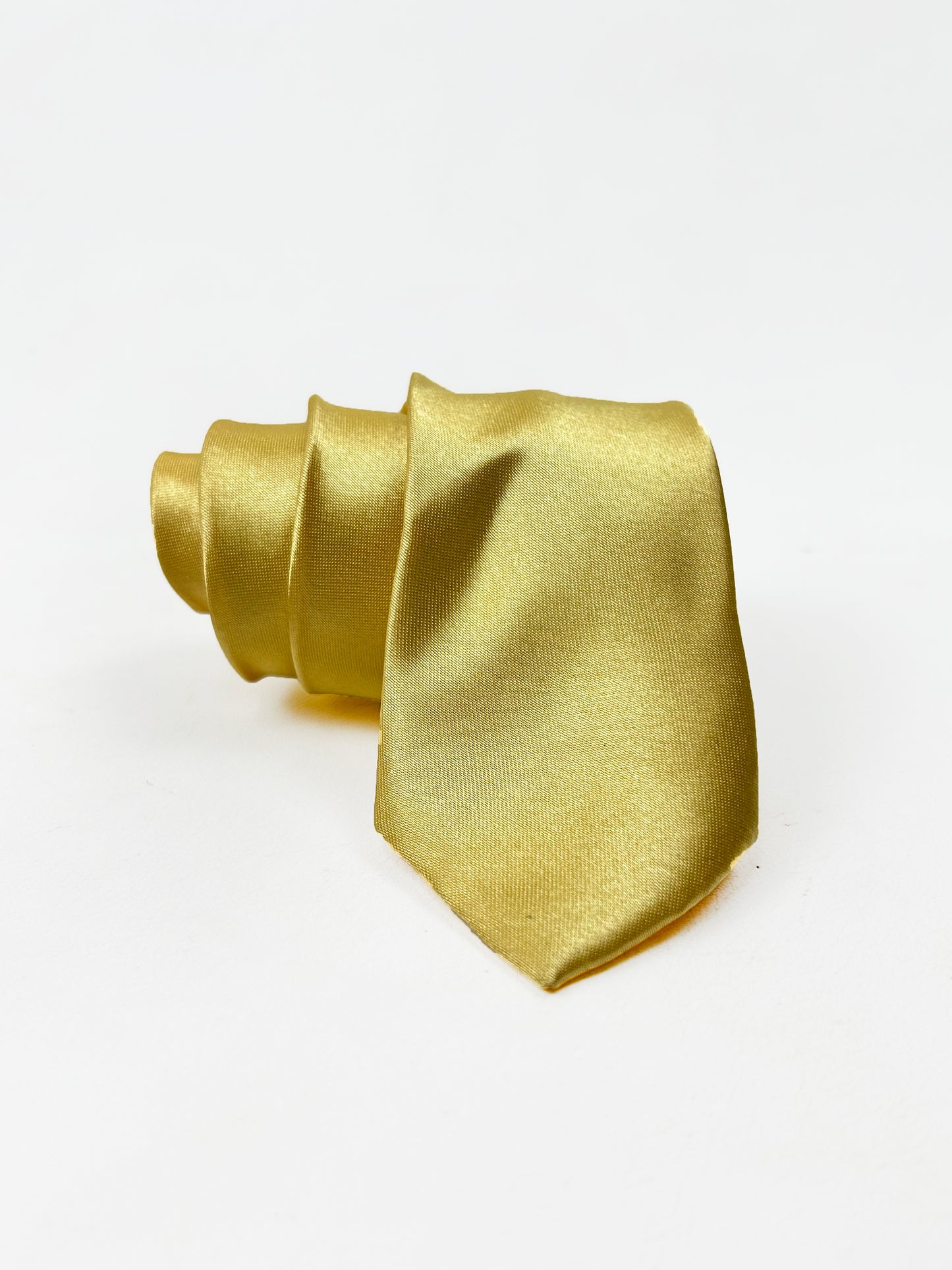 Light Yellow Pencil Tie Thin Formal Party Wear MPT02