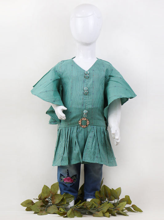 GS04 TG Girls Suit 1Yrs - 4Yrs Sea Green