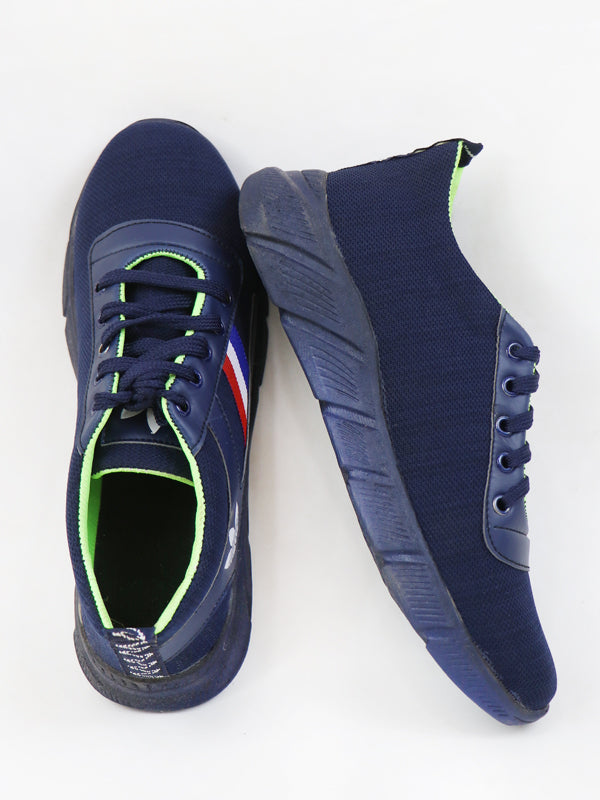 MJS28 Men's Lace-Up Casual Shoes Blue