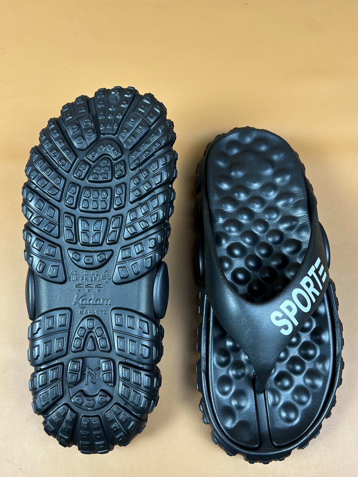 Black Soft Casual Men Slipper For MC56