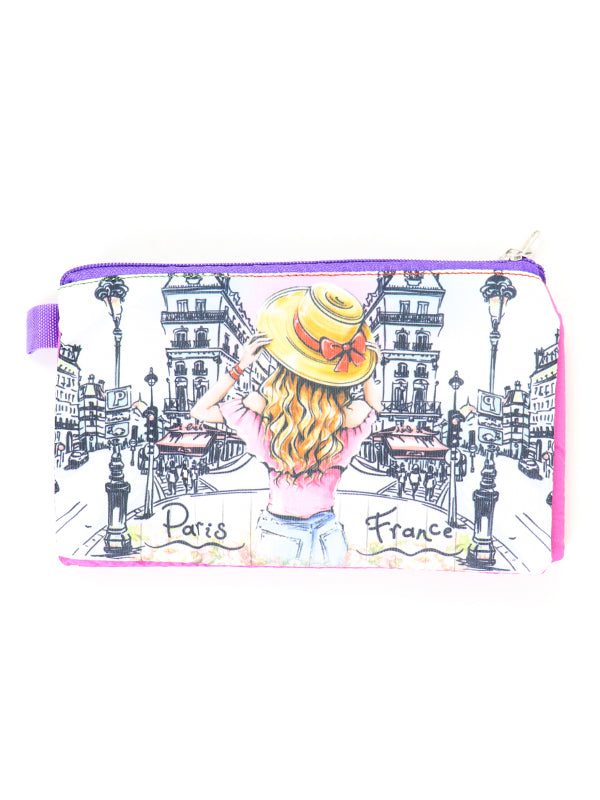 Zipper Pencil Pouch For Girls - Multidesign