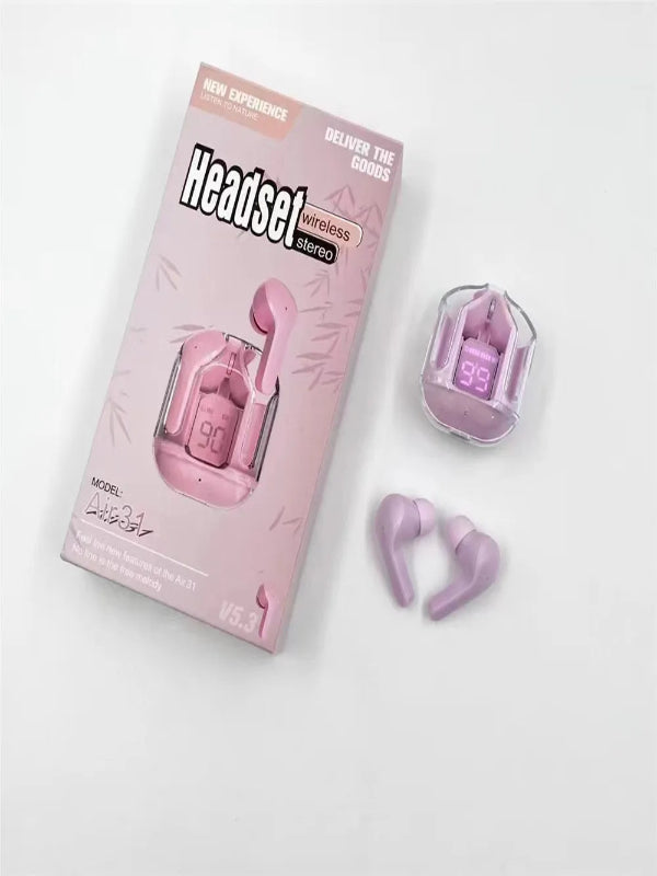 Air 31 Transparent Wireless Stereo Earbuds