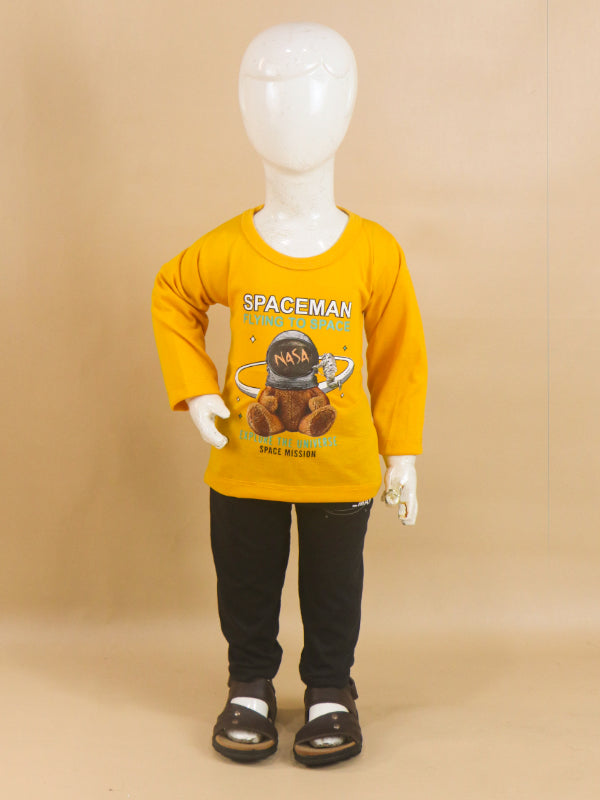 1Yr - 4Yrs Space Yellow Suit For Kids RG BS71