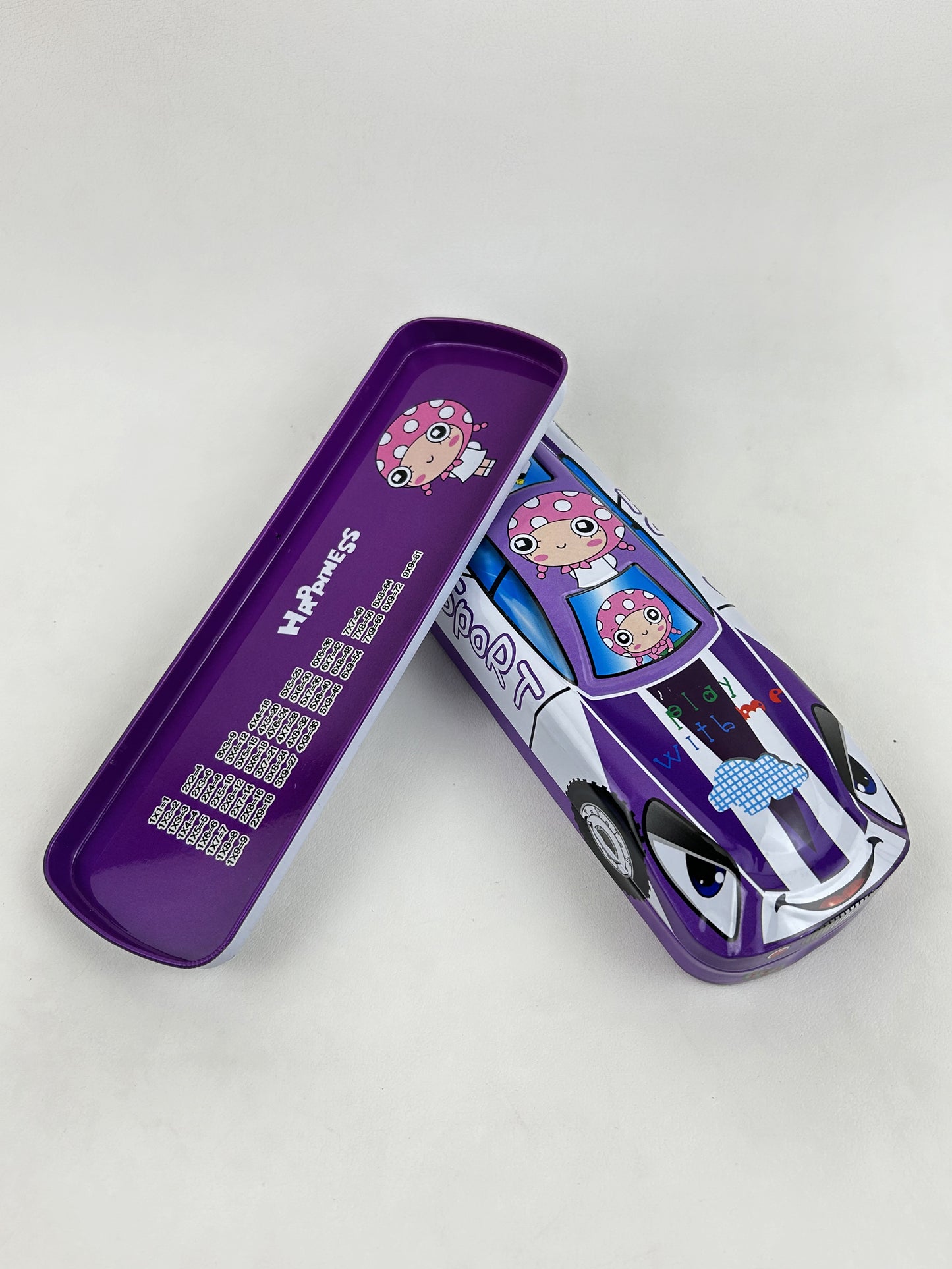Happiness Car Shaped Pencil Box For Kids PB80