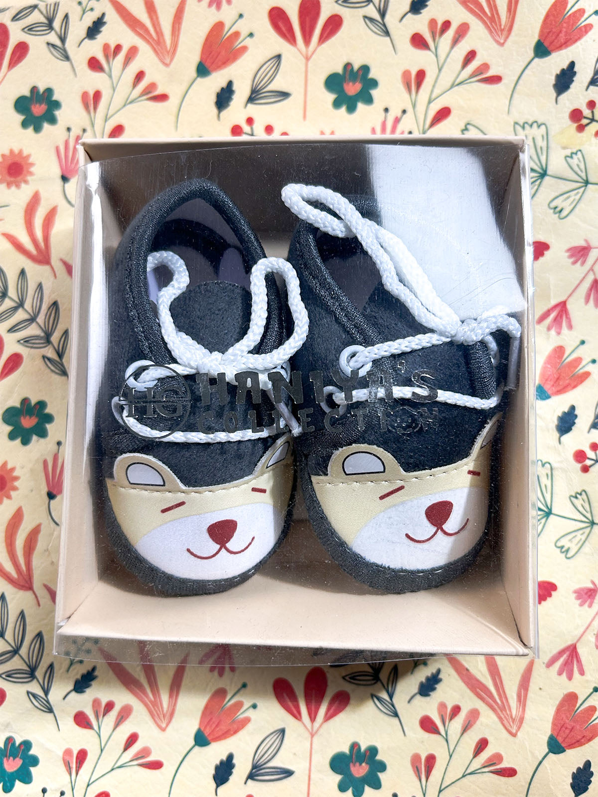 Grey Bootie For Newborn NB102