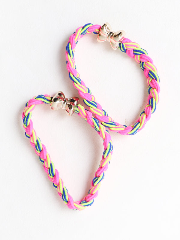 GHC04 Girl's Braided Hair Ropes Pack of 6