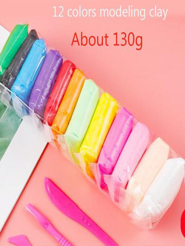 Pack Of 24 Dry Clay - Multicolor