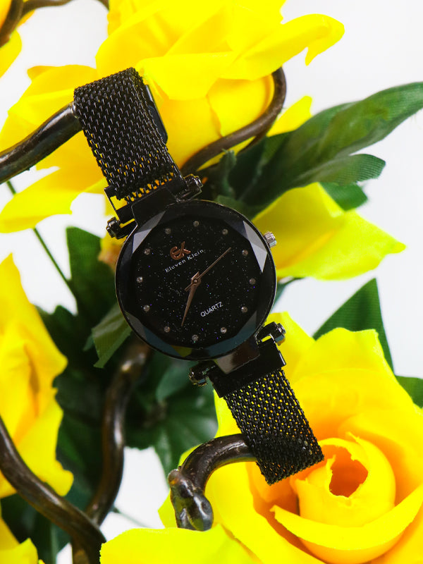 WW22 Stylish Wrist Watch for Women EK Black