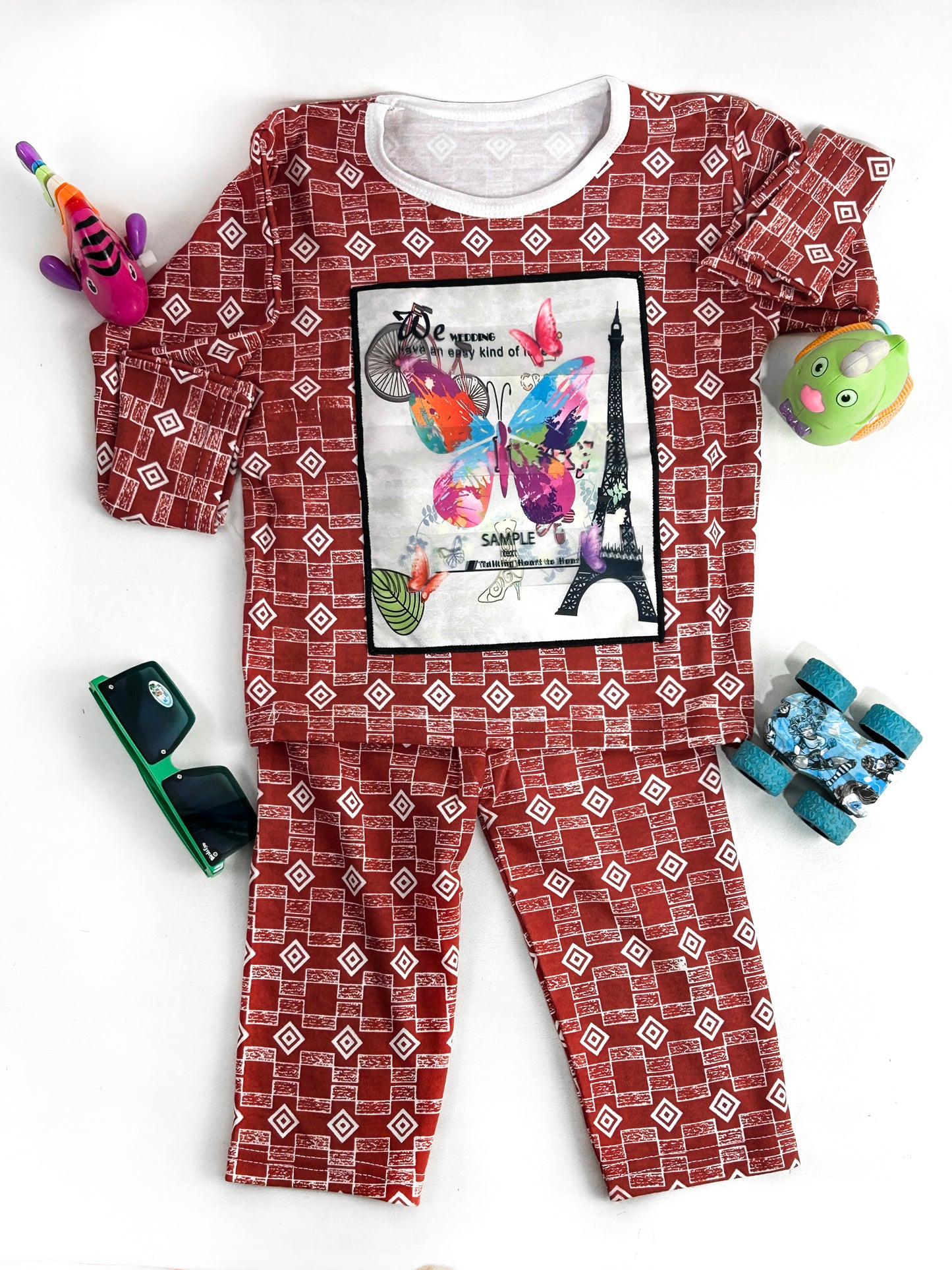 1.5Yr - 4Yrs Music Red Suit For Kids TG BS91
