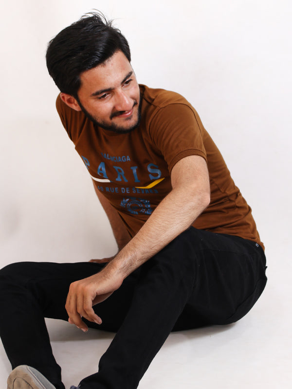 AH Men's T-Shirt Paris Brown