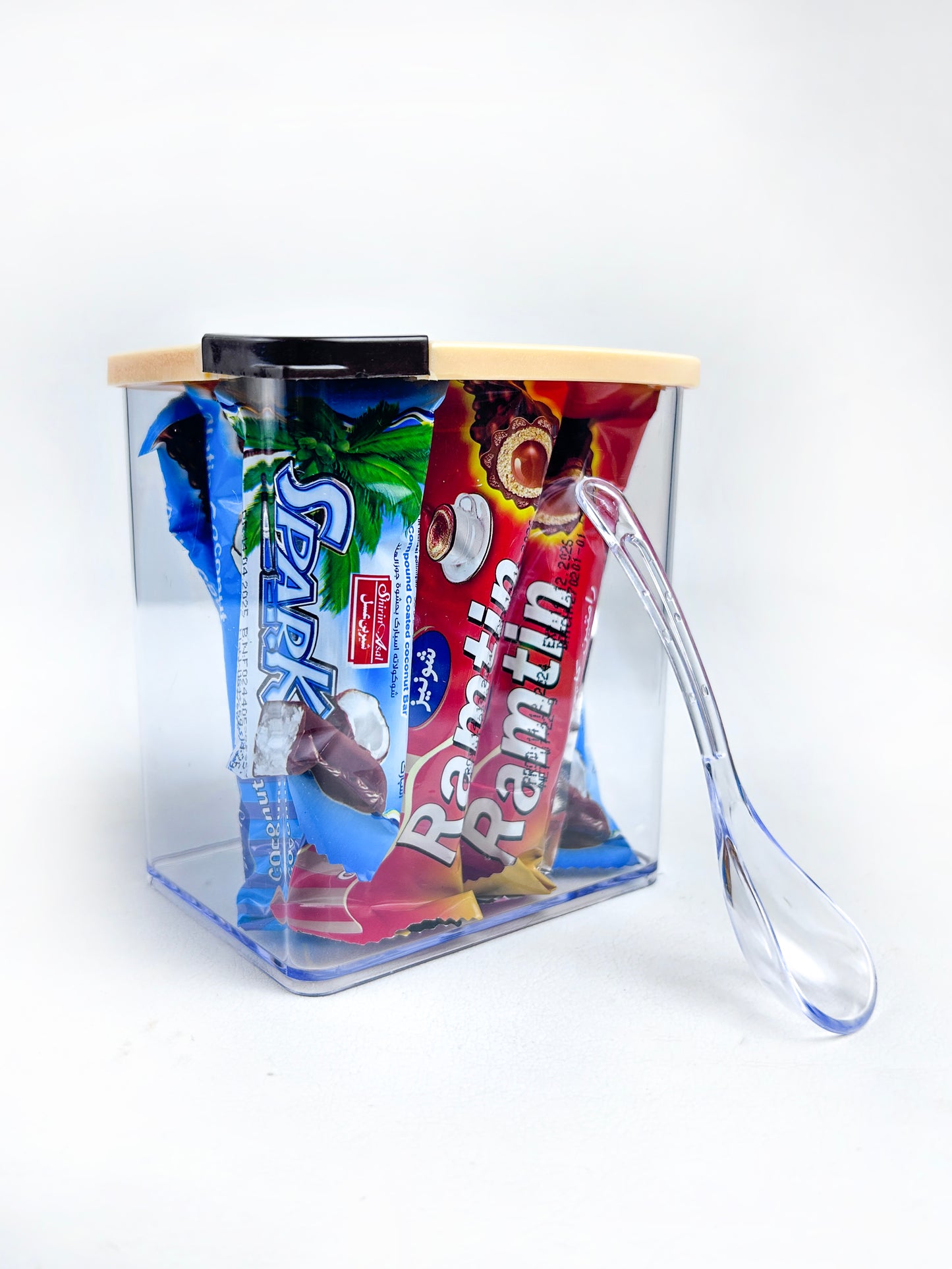 Cream Air Tight Plastic Jar 750ML