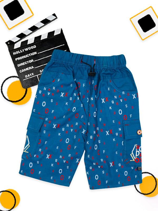 TB Boys Short 2 Yrs - 5 Yrs Sea Blue