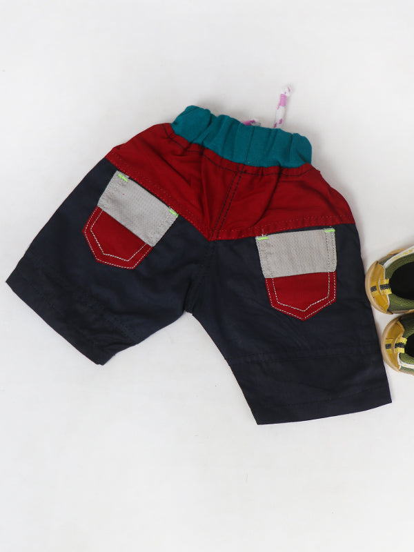 BCS03 BL Boys Cotton Short 1.5Yrs - 4Yrs Black
