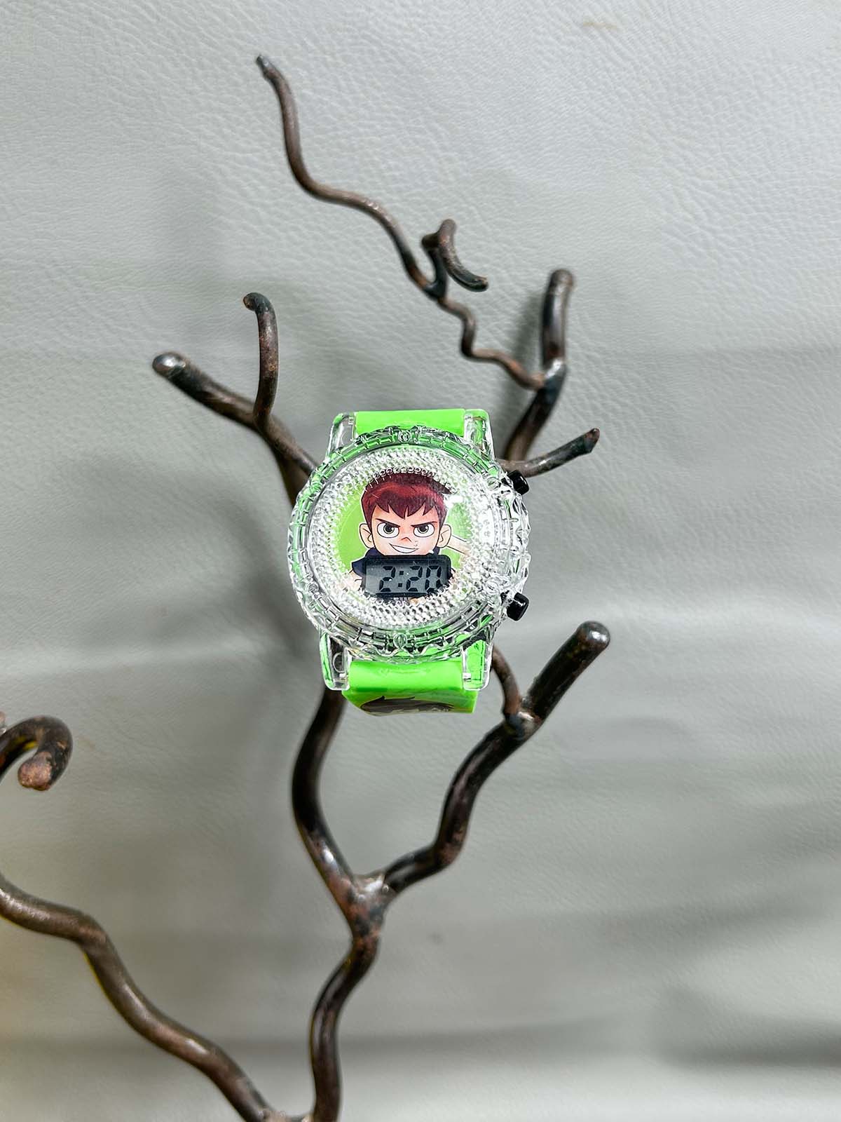 Green Wrist Watch For Boys KWW68