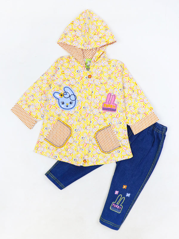 WG Newborn Baby Suit 3Mths - 9Mths Rabbit Light Yellow