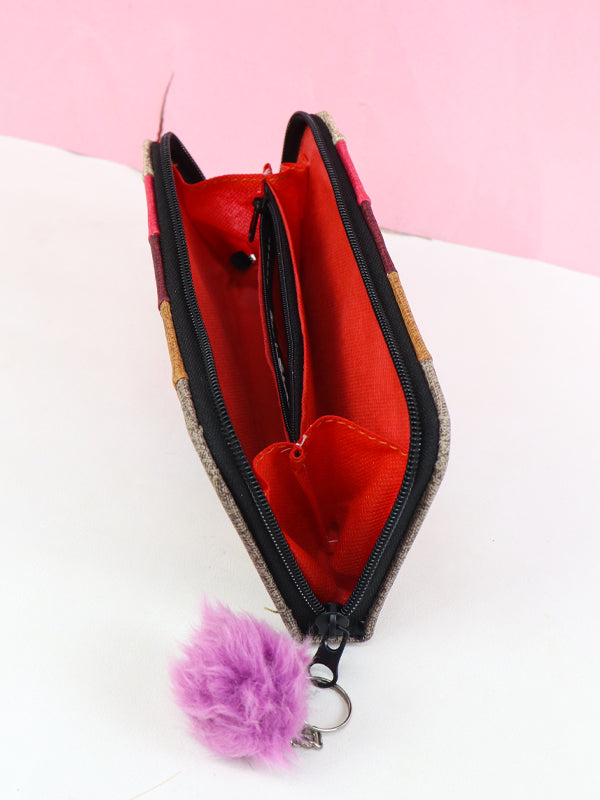 Printed Zipped Wallet for Girls 02