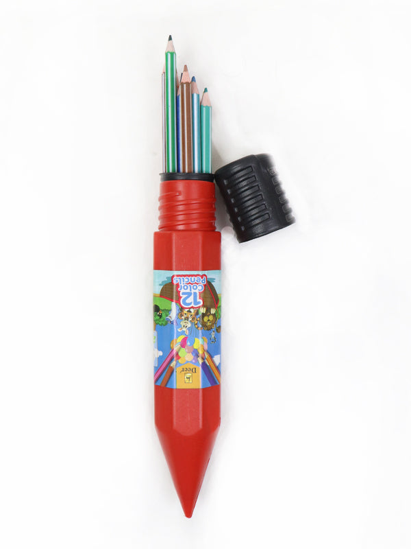 Pack Of 12 Colour Pencil Multicolor