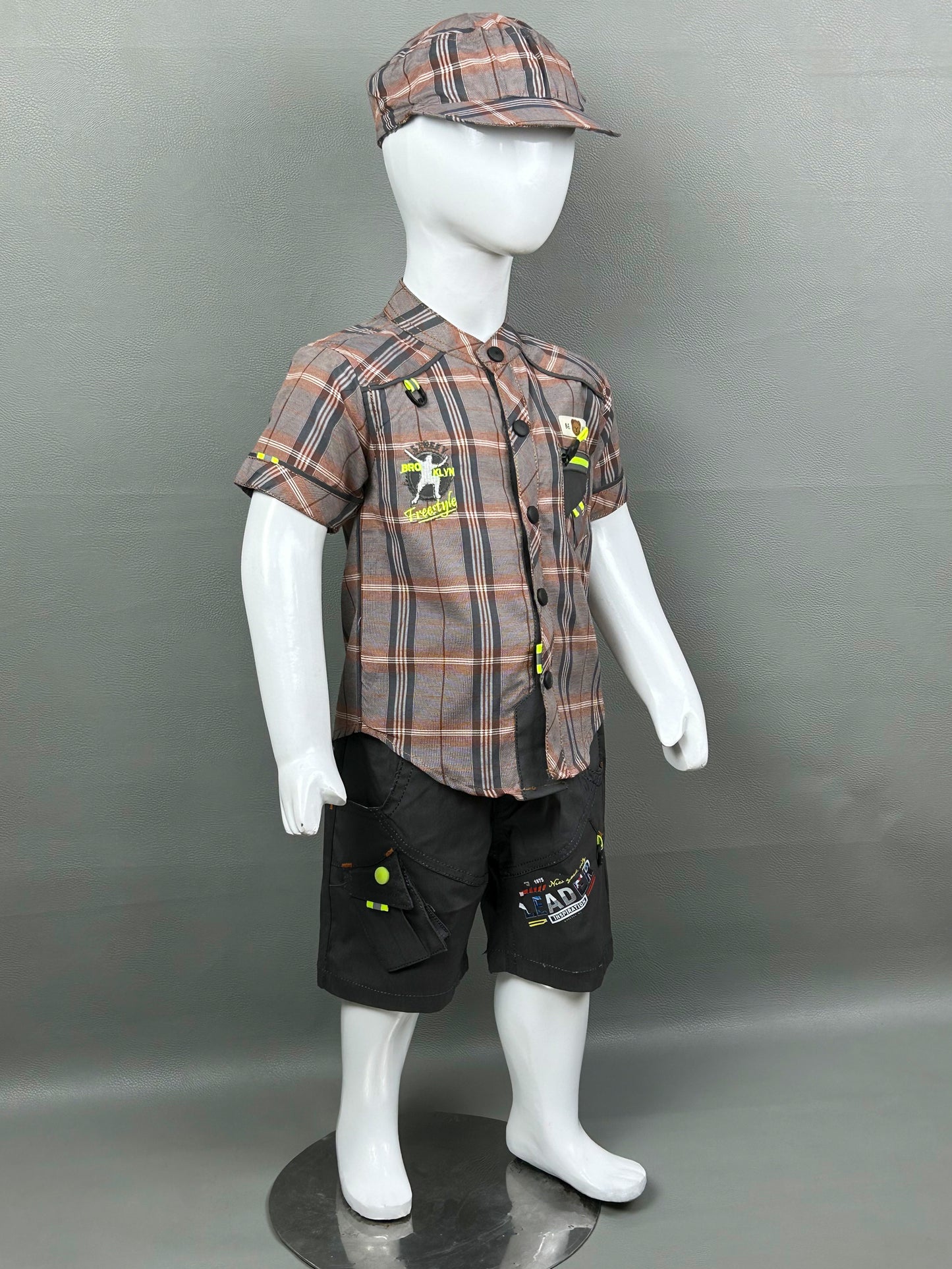 1Yr - 4Yrs Bear Grey Suit For Kids AJ BS301