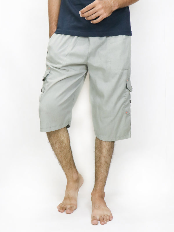 MS28 Men's Cargo 3-QTR Short Grey