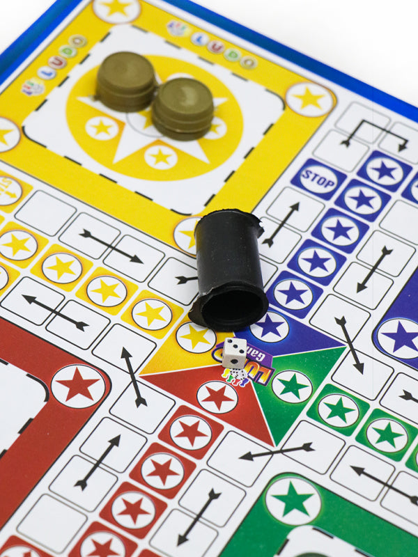 2 in 1 LUDO + Draft Set - 12" x 12"