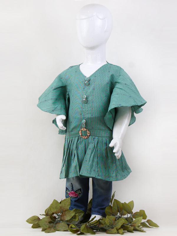 GS04 TG Girls Suit 1Yrs - 4Yrs Sea Green