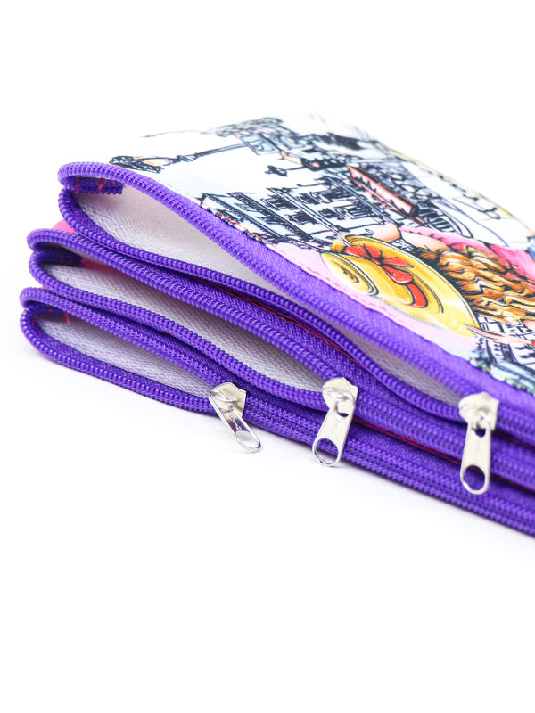 Zipper Pencil Pouch For Girls - Multidesign