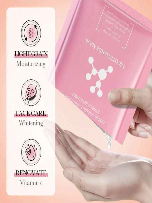 Nicotinamide Dispel Freckle Whitening Stable Soothing Facial Sheet Mask