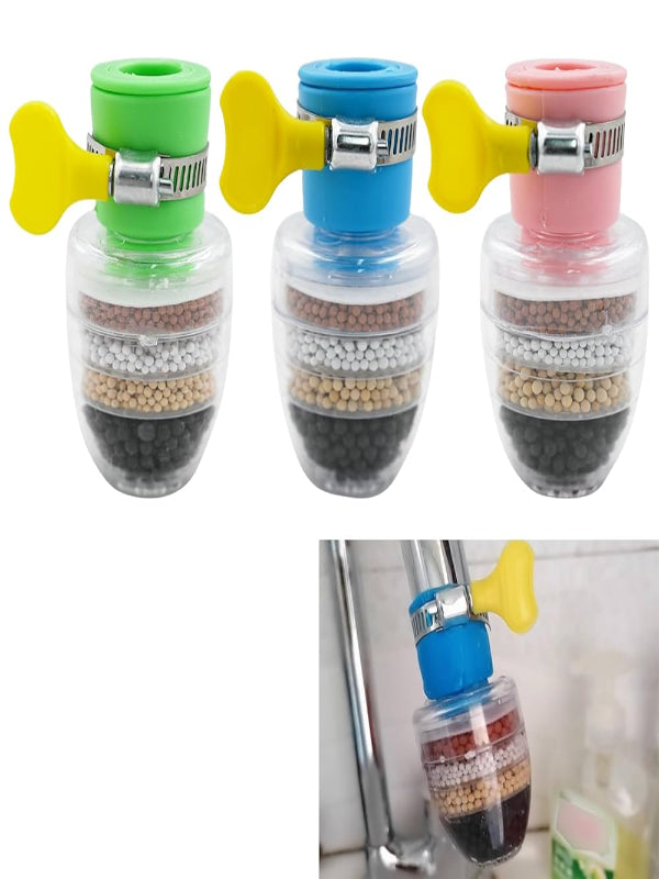 Anti-Splash Water-Saving Shower with 6-Layer Filter Multicolor