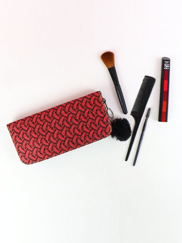 Printed Zipped Wallet for Girls 25
