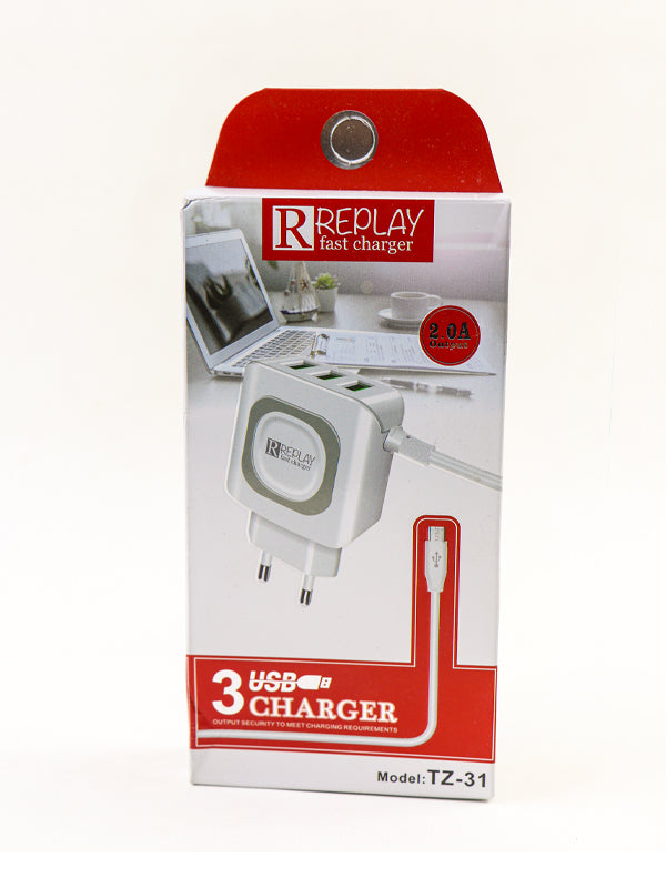 Replay USB Travel Charger TZ-31