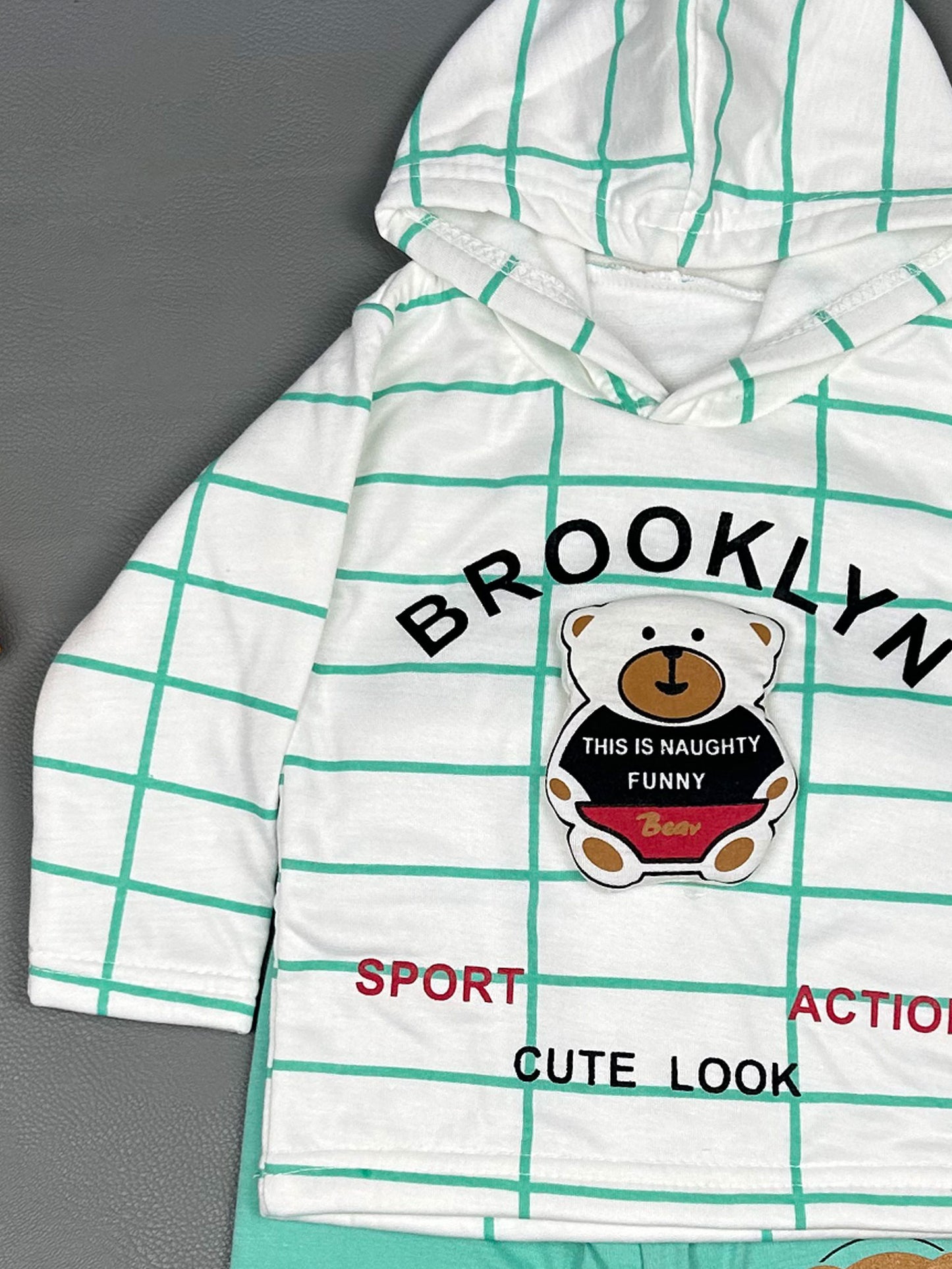 2Yr - 5Yrs Cute Ferozi Suit For Kids RZ BS185