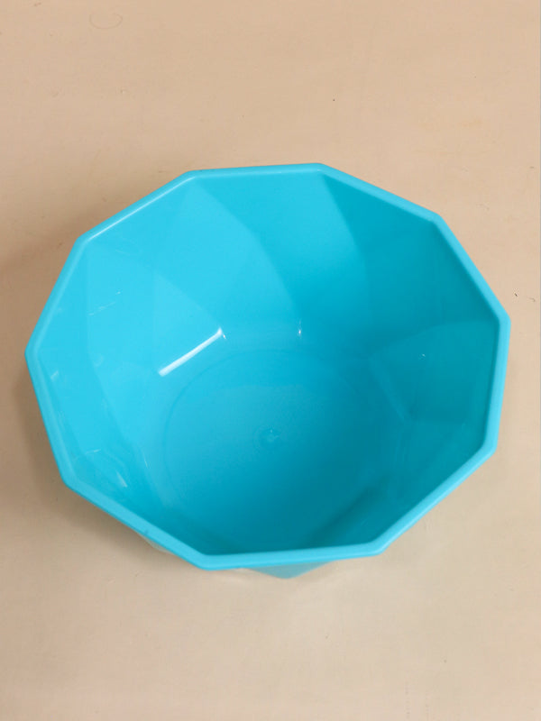 Turquoise Plastic Serving Bowl MB12