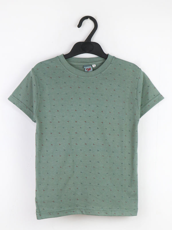 BTS03 MM Boys T-Shirt 3.5Yrs - 8Yrs Green
