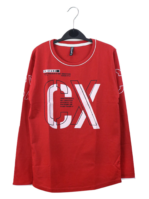 ATT Boys T-Shirt 13 Yrs - 17 Yrs CX Red