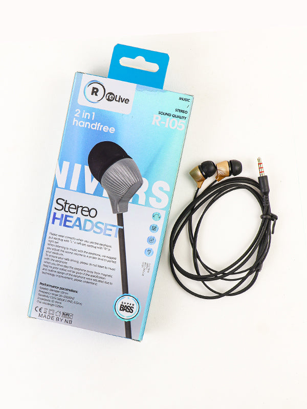 Re-Live Stereo Earphones R-105